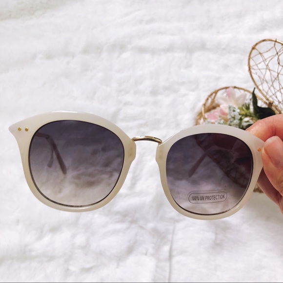 LOFT Light Metallic Arm Round Sunglasses - Picture 3 of 8